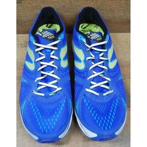 Newton Men's Fate M011514B Blue White Running Shoes Size 10.5 Lace Up Low Top